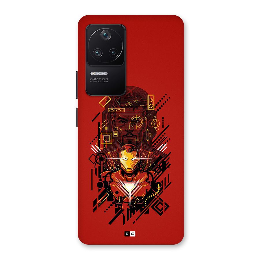 Tony Stark Back Case for Poco F4 5G