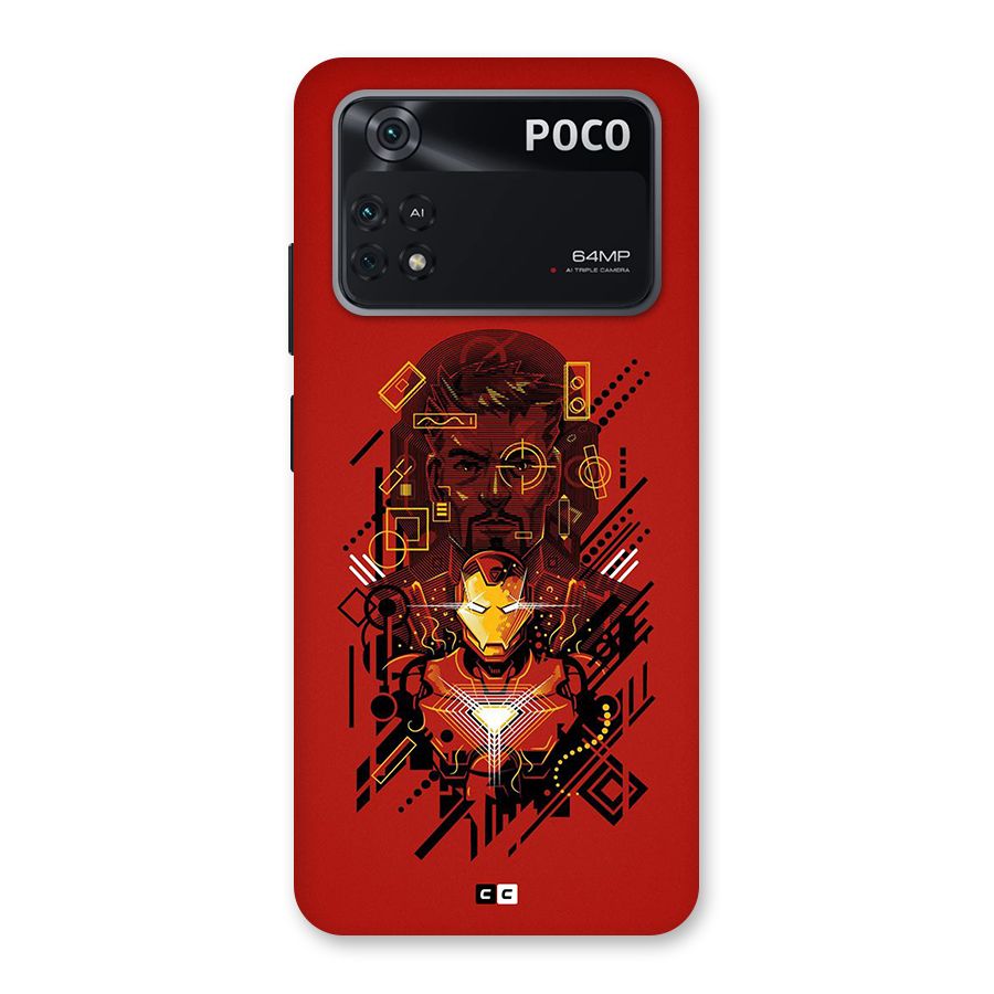 Tony Stark Back Case for Poco M4 Pro 4G