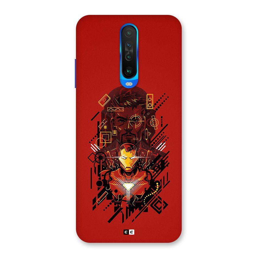 Tony Stark Back Case for Poco X2