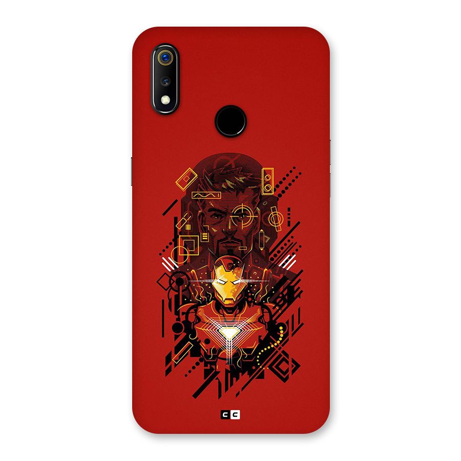 Tony Stark Back Case for Realme 3