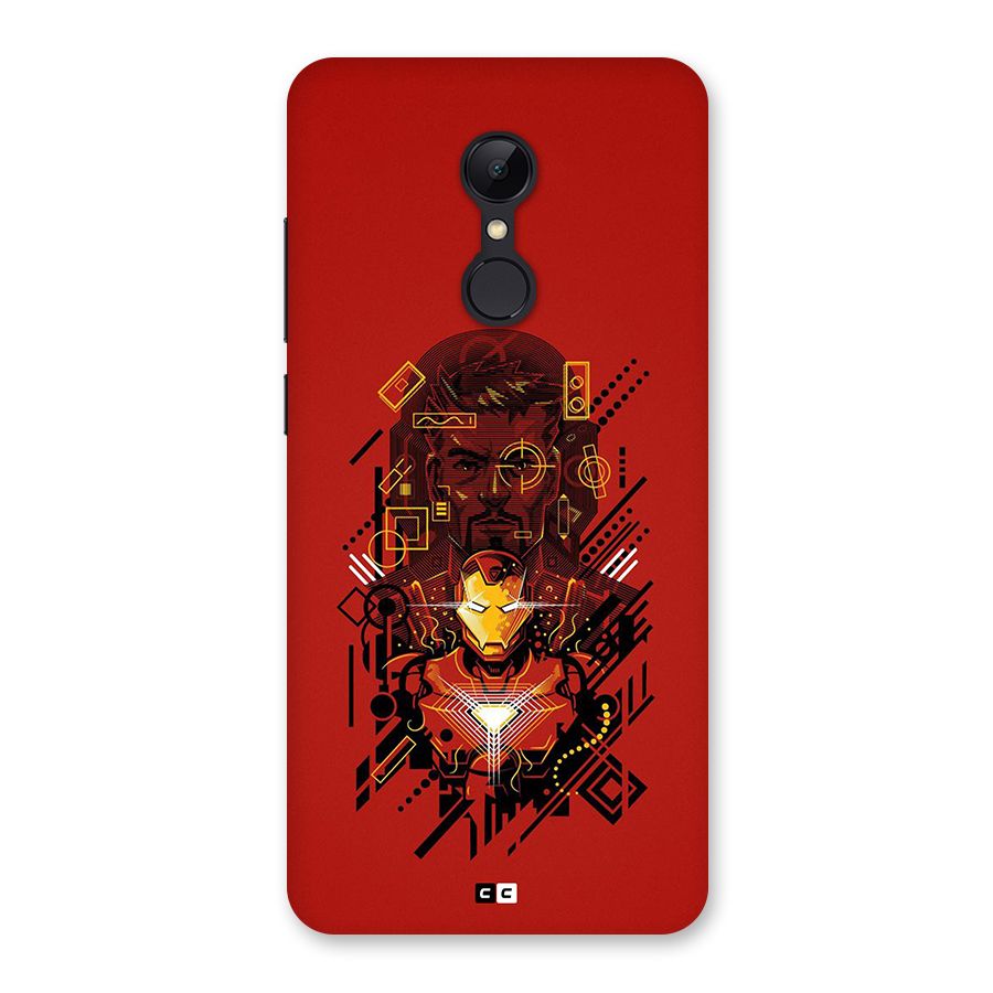 Tony Stark Back Case for Redmi 5