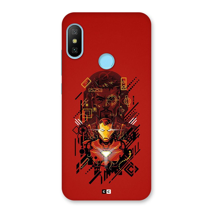 Tony Stark Back Case for Redmi 6 Pro