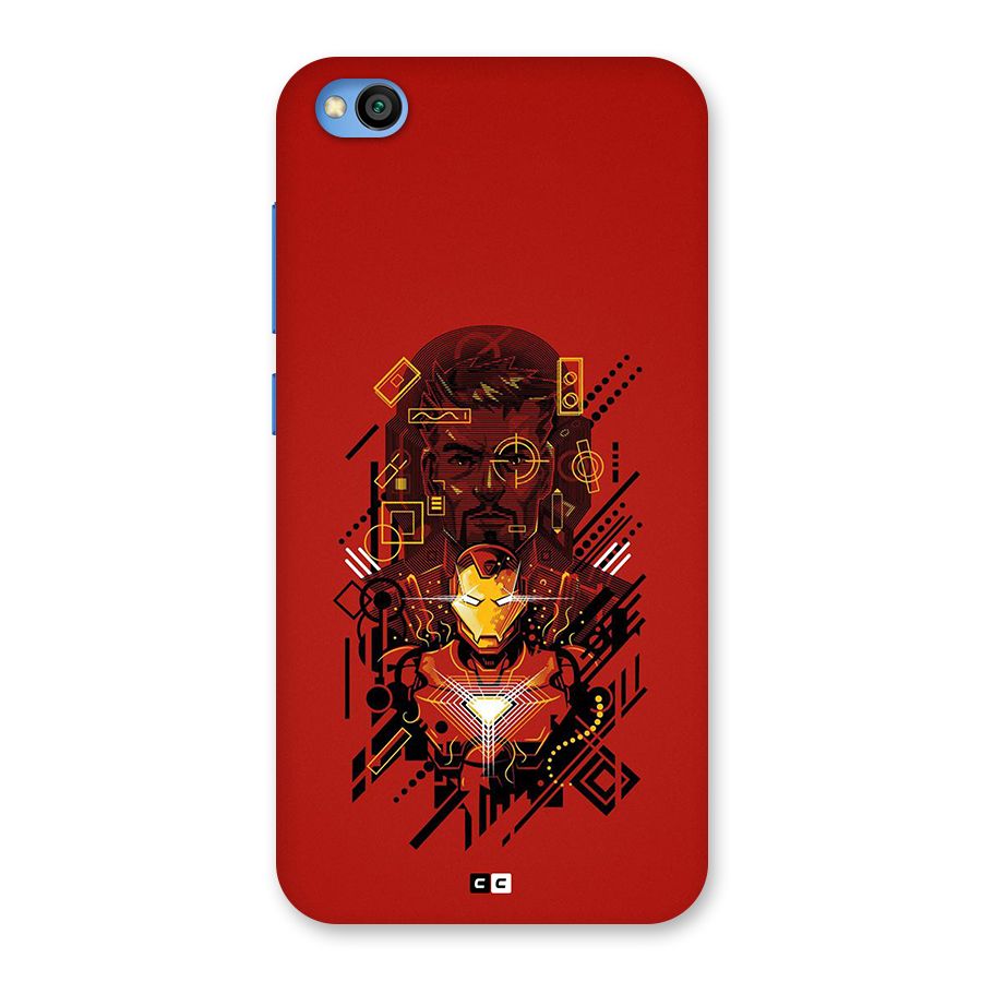 Tony Stark Back Case for Redmi Go