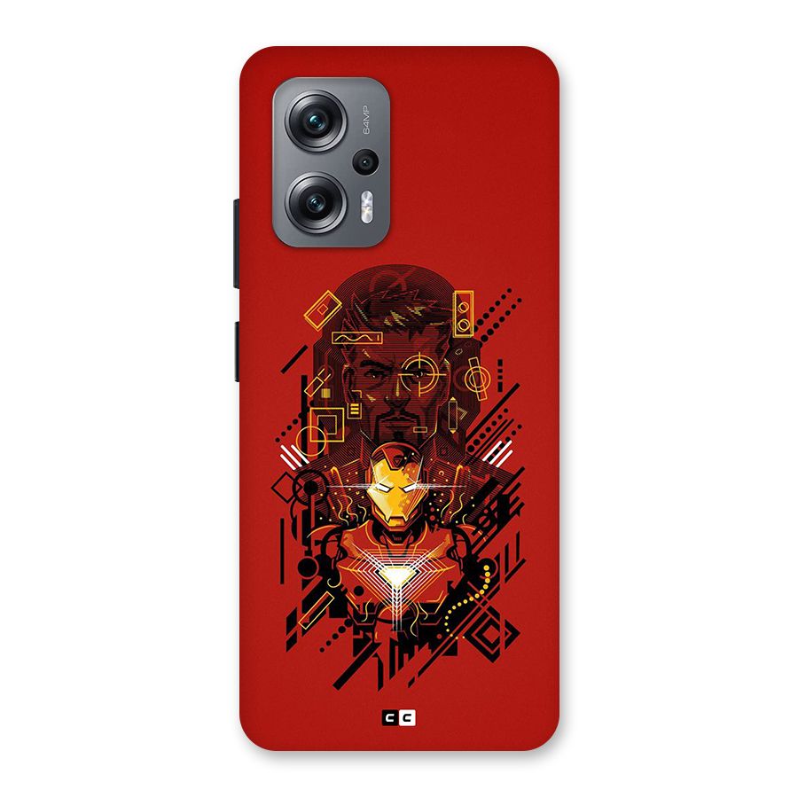 Tony Stark Back Case for Redmi K50i
