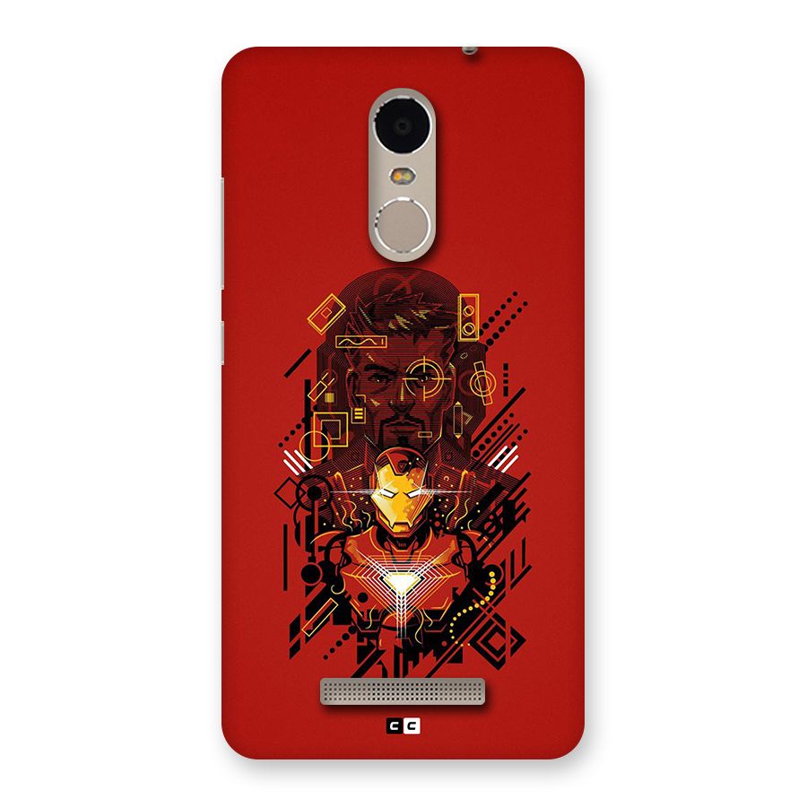 Tony Stark Back Case for Redmi Note 3
