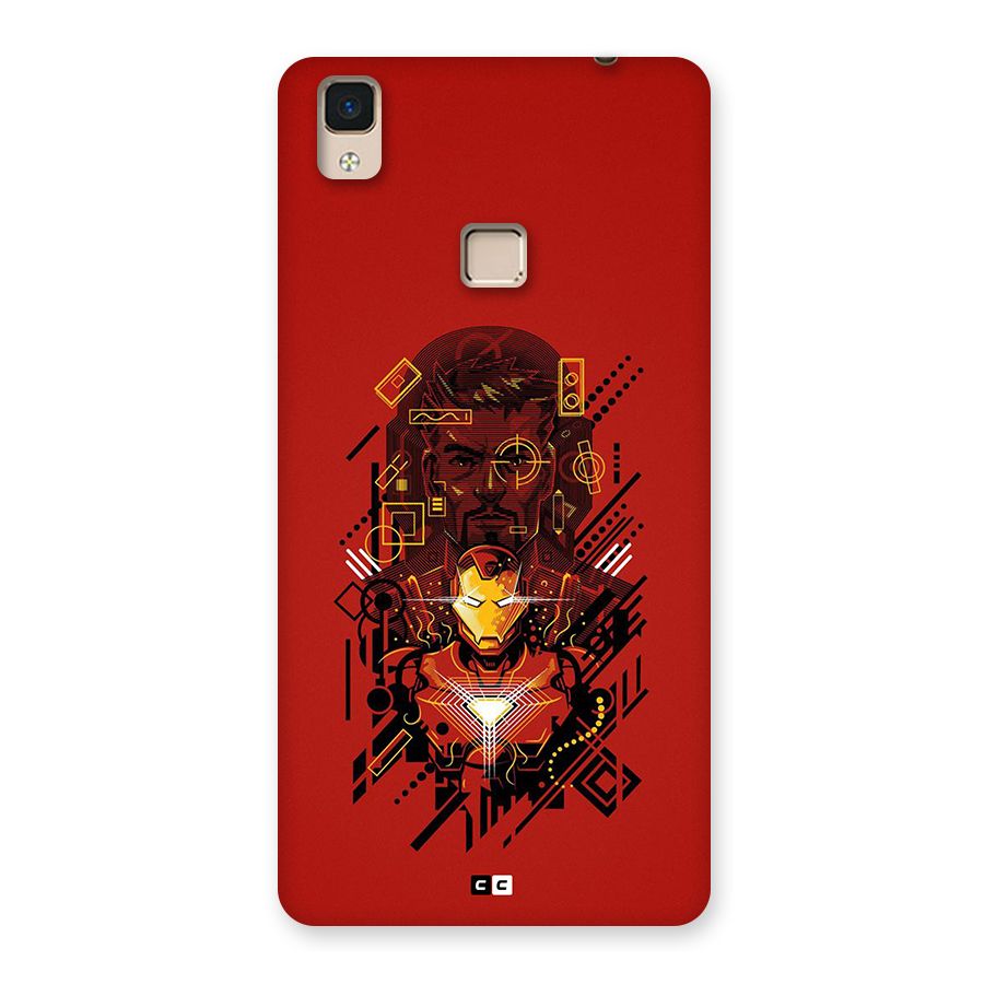 Tony Stark Back Case for V3 Max