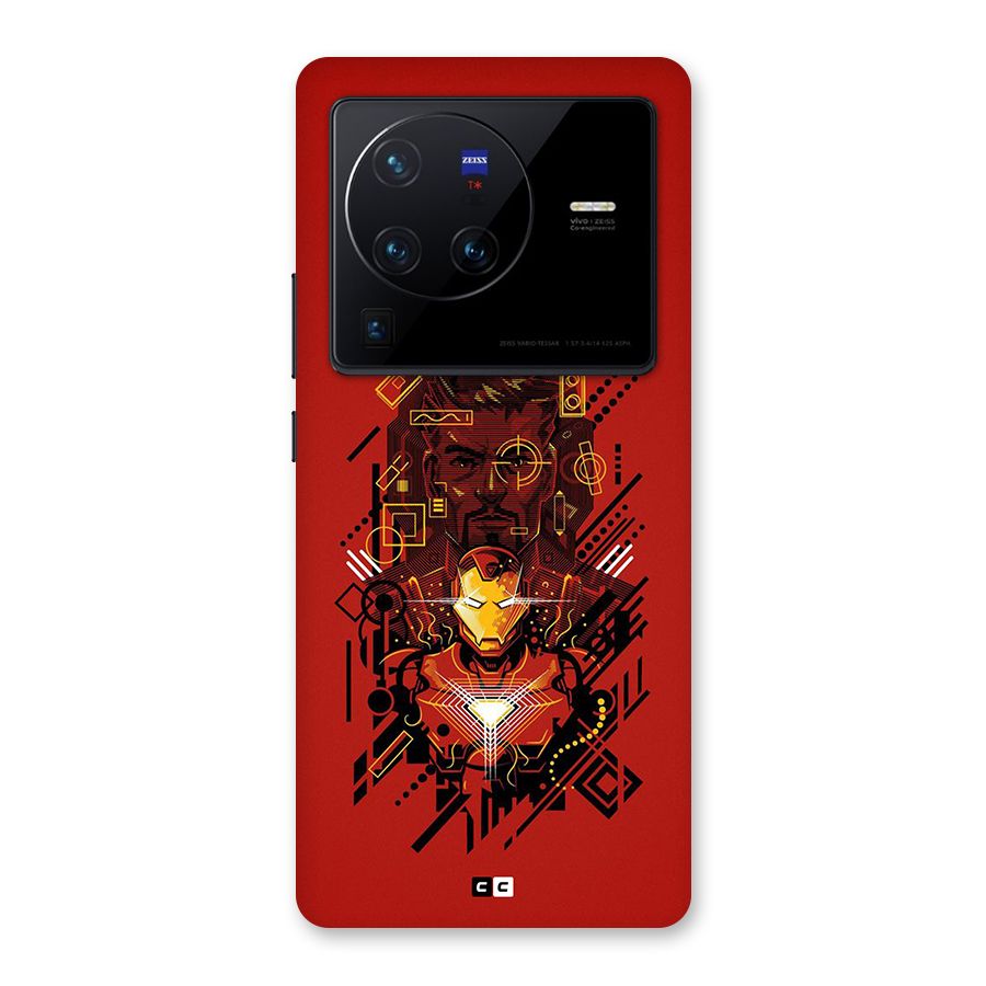 Tony Stark Back Case for Vivo X80 Pro