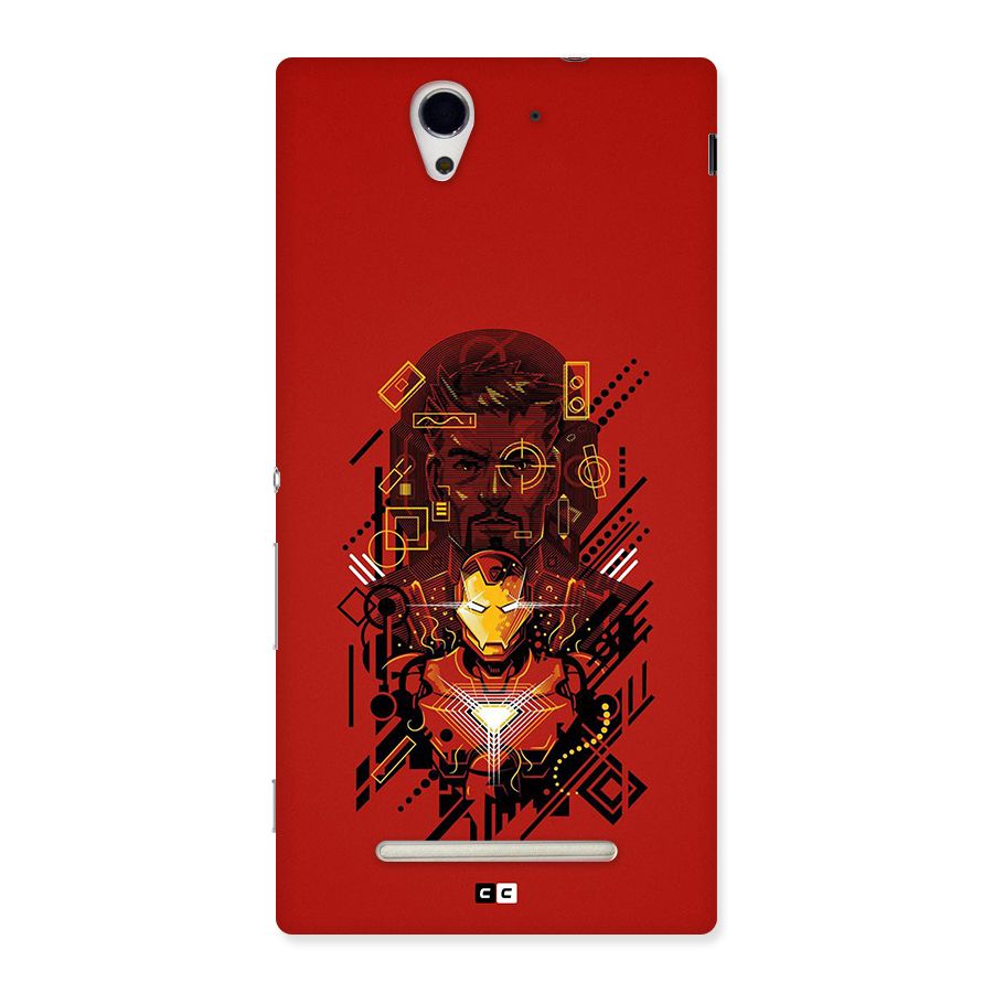 Tony Stark Back Case for Xperia C3