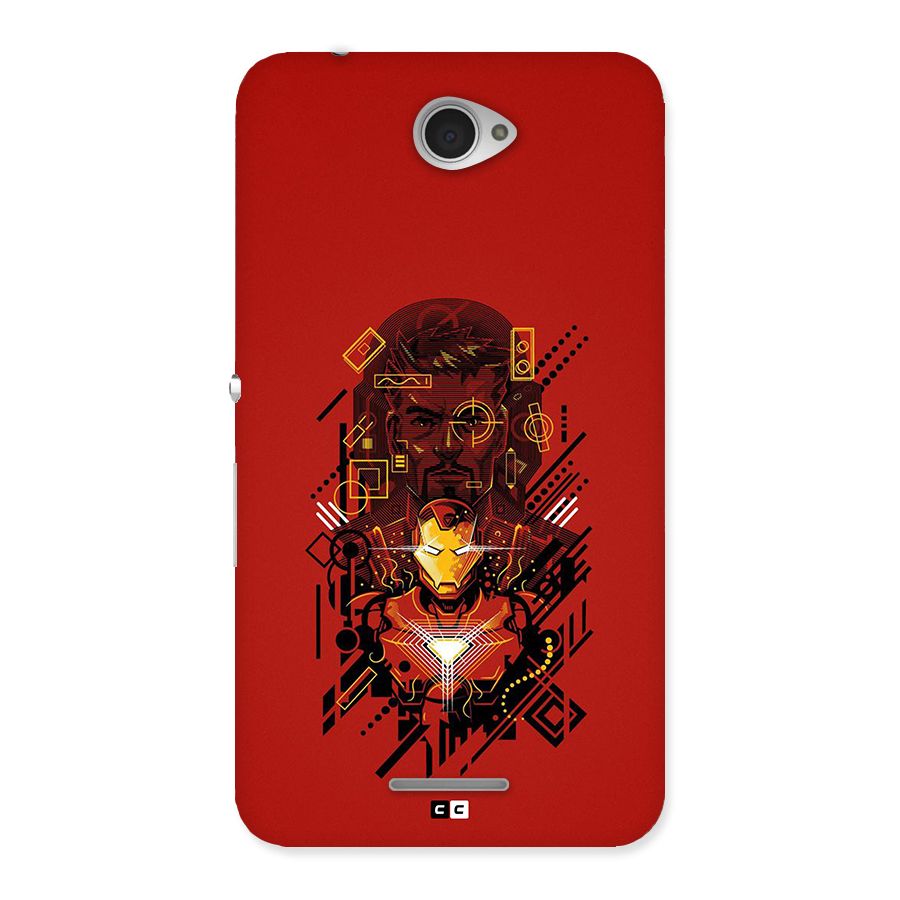 Tony Stark Back Case for Xperia E4