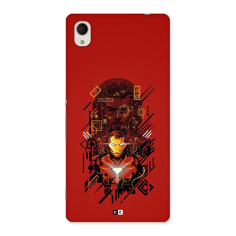 Tony Stark Back Case for Xperia M4