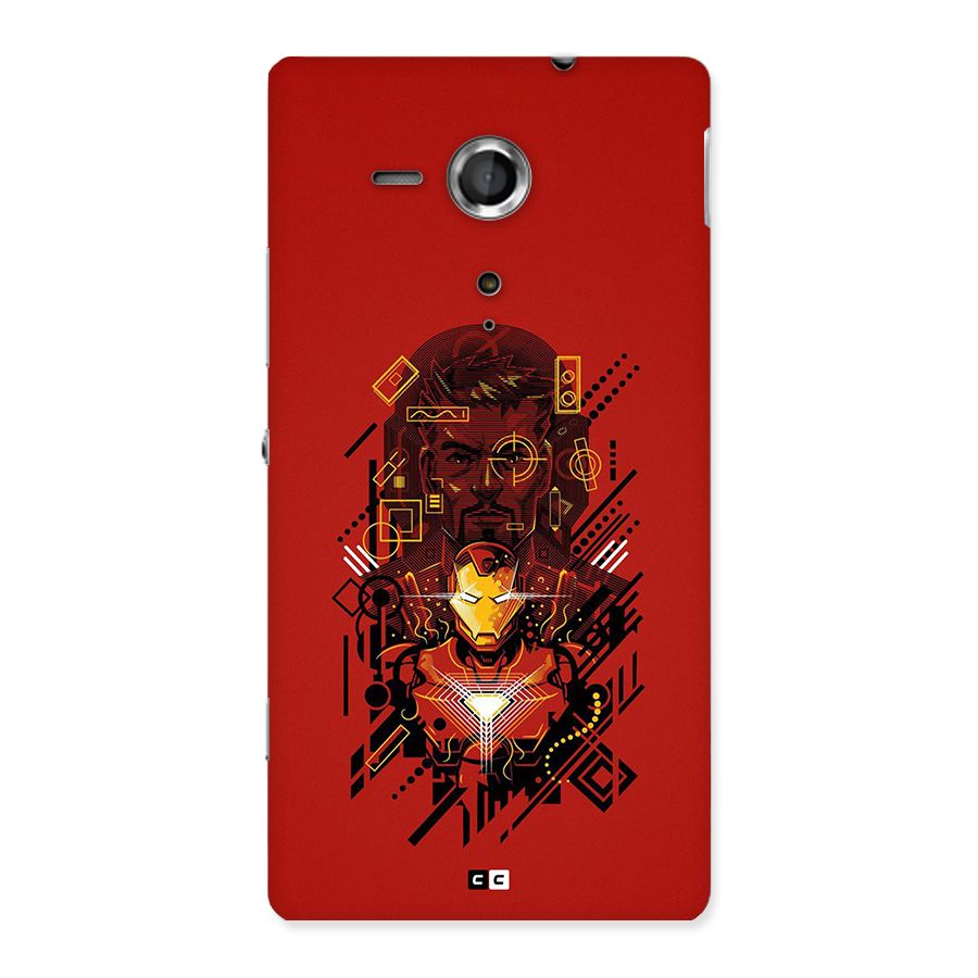 Tony Stark Back Case for Xperia Sp