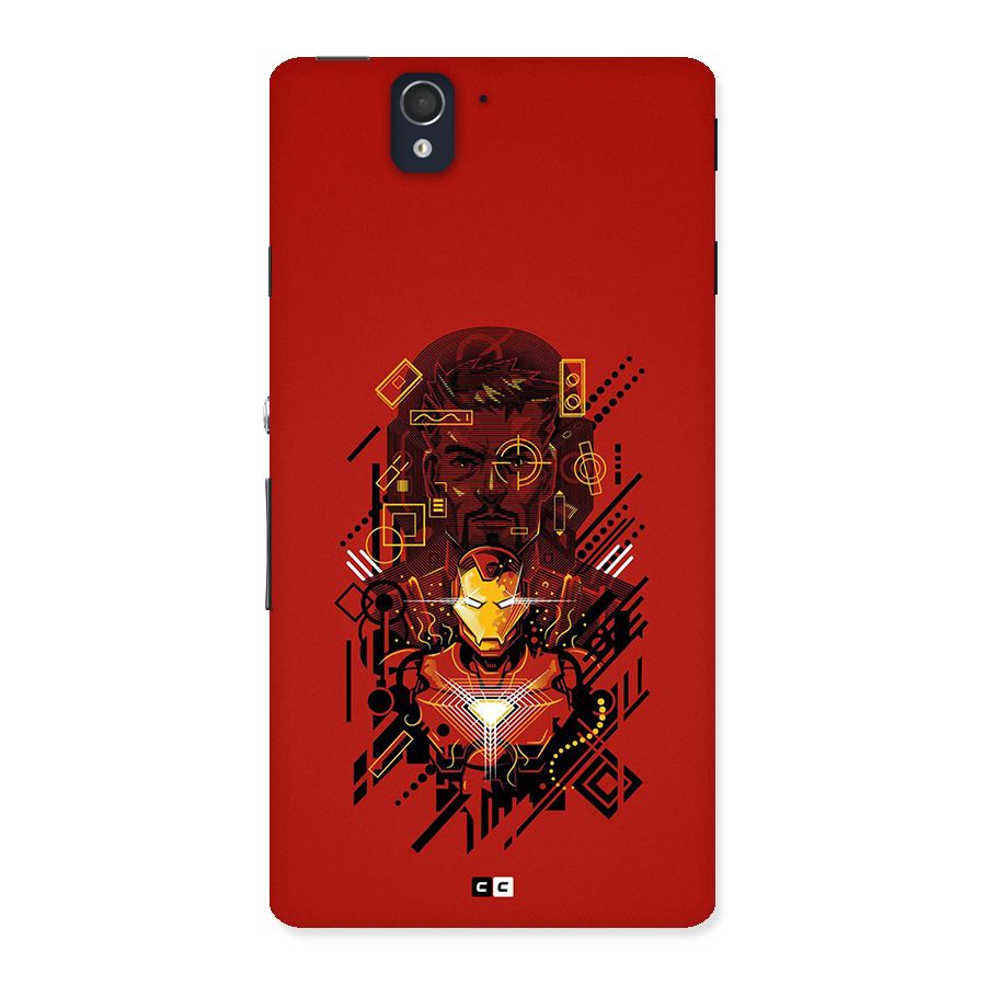 Tony Stark Back Case for Xperia Z