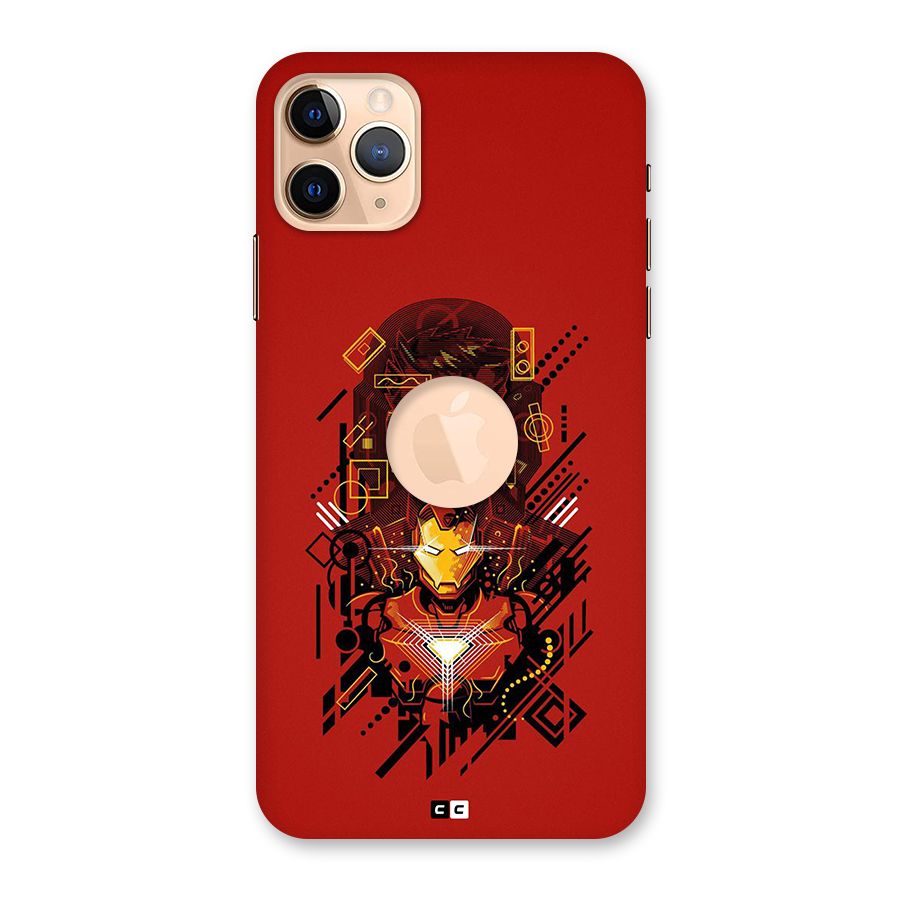 Tony Stark Back Case for iPhone 11 Pro Max Logo Cut