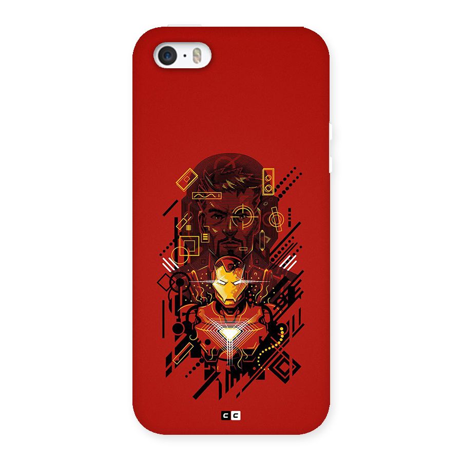 Tony Stark Back Case for iPhone 5 5s