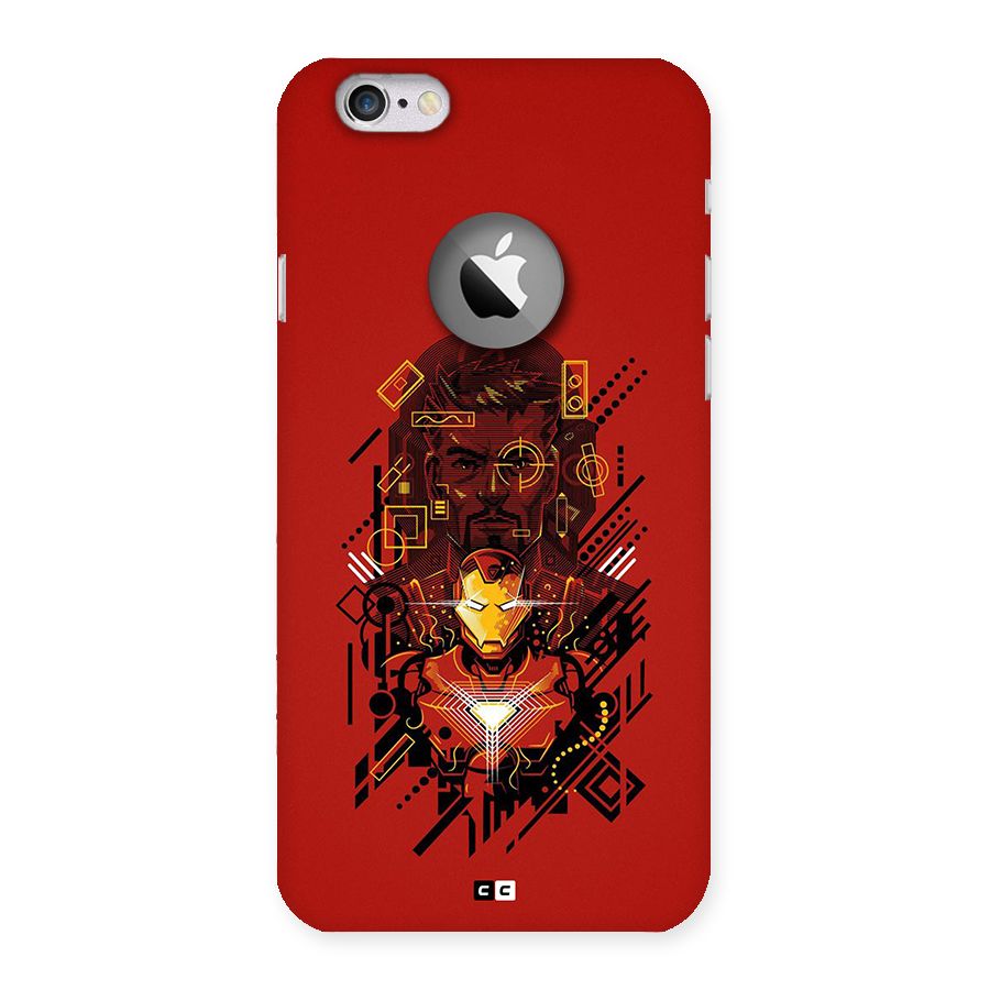 Tony Stark Back Case for iPhone 6 Logo Cut