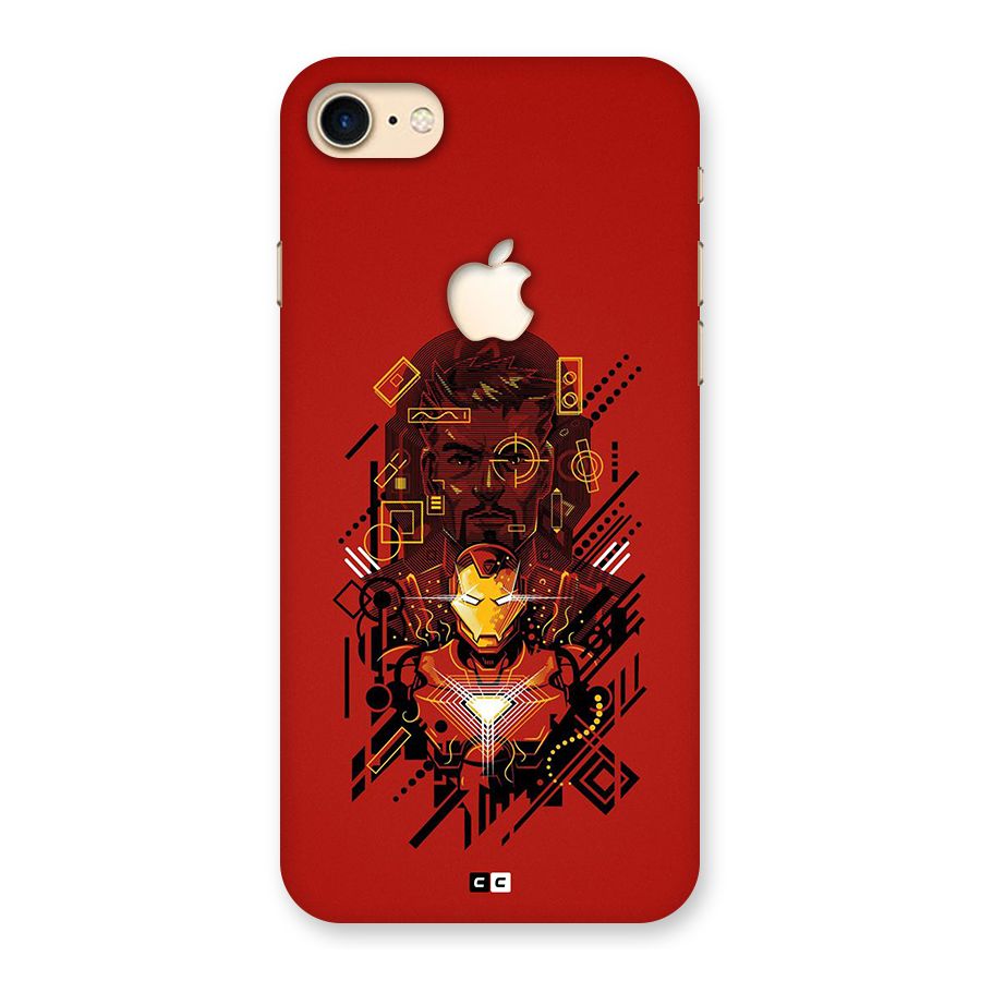 Tony Stark Back Case for iPhone 7 Apple Cut