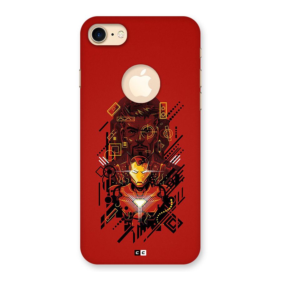 Tony Stark Back Case for iPhone 7 Logo Cut