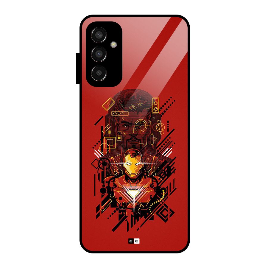 Tony Stark Glass Back Case for Galaxy F13