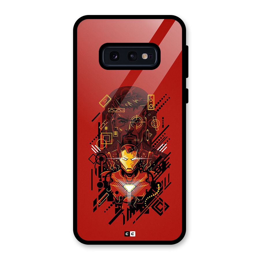 Tony Stark Glass Back Case for Galaxy S10e