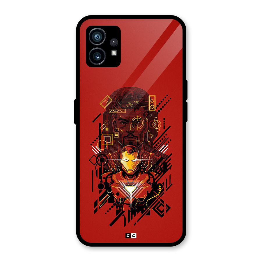 Tony Stark Glass Back Case for Nothing Phone 1