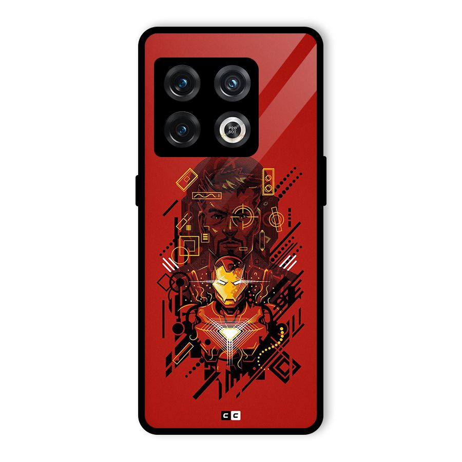 Tony Stark Glass Back Case for OnePlus 10 Pro 5G