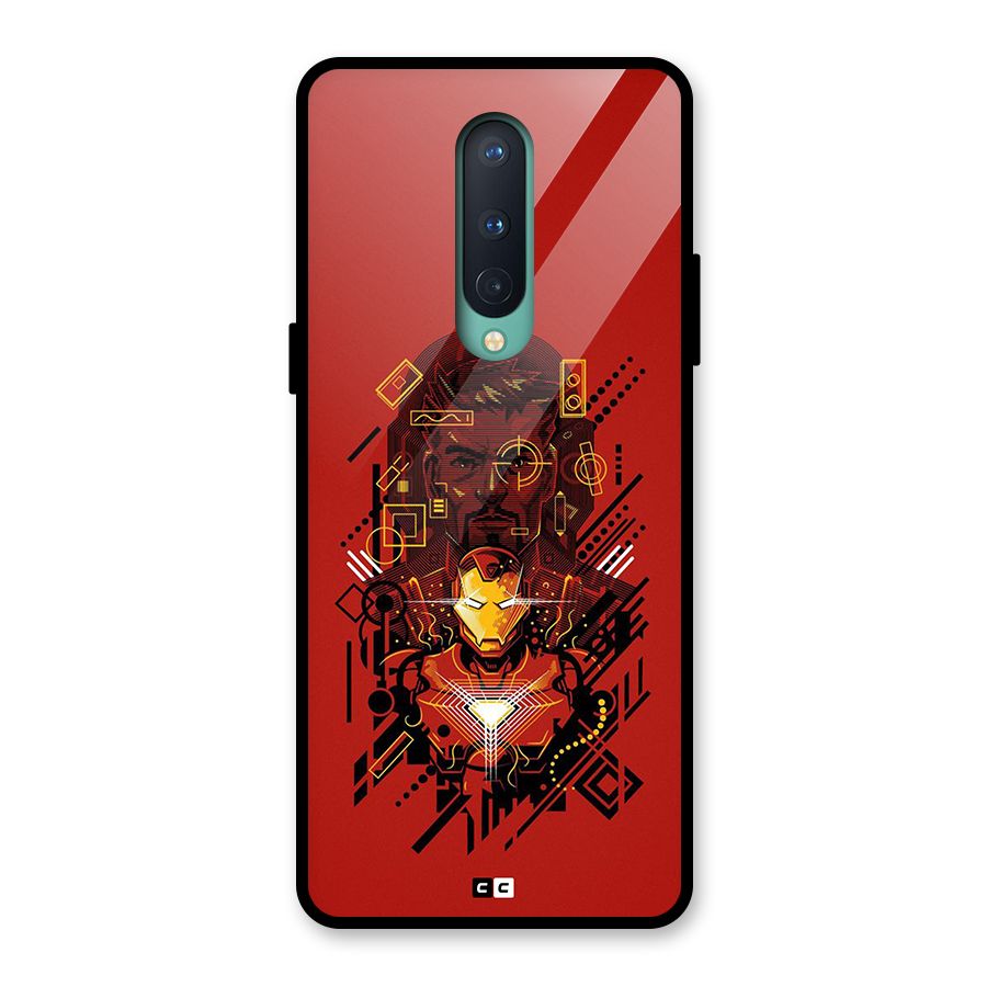 Tony Stark Glass Back Case for OnePlus 8