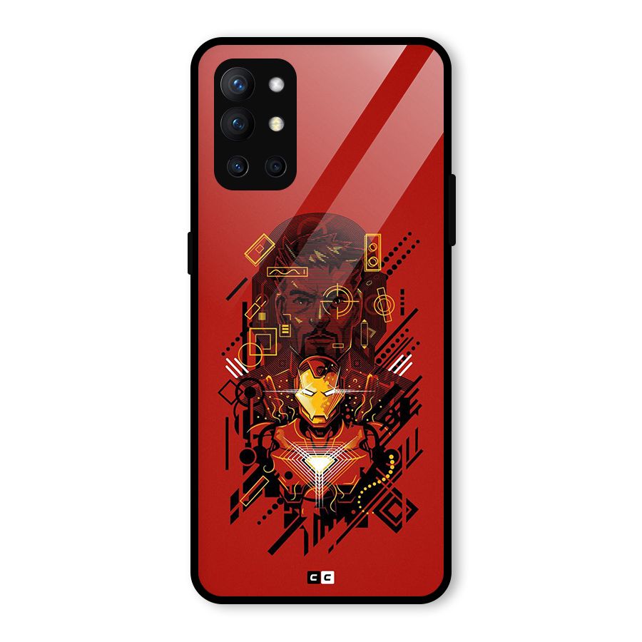 Tony Stark Glass Back Case for OnePlus 9R