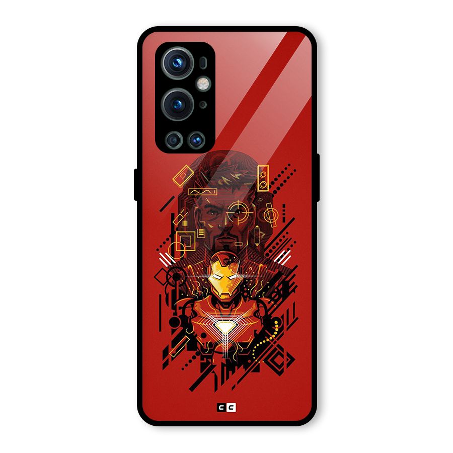 Tony Stark Glass Back Case for OnePlus 9 Pro