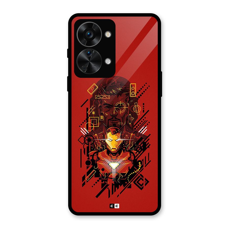 Tony Stark Glass Back Case for OnePlus Nord 2T