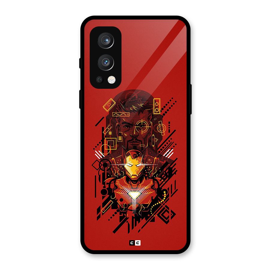 Tony Stark Glass Back Case for OnePlus Nord 2 5G