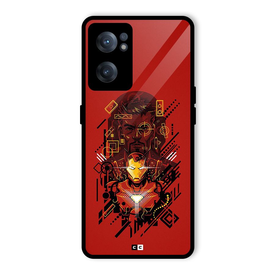 Tony Stark Glass Back Case for OnePlus Nord CE 2 5G