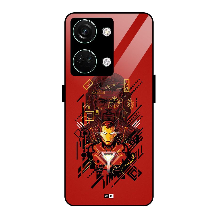 Tony Stark Glass Back Case for Oneplus Nord 3