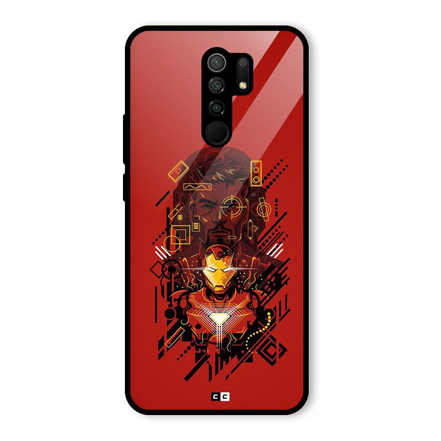 Tony Stark Glass Back Case for Poco M2