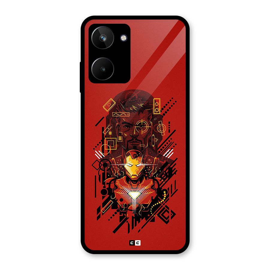 Tony Stark Glass Back Case for Realme 10