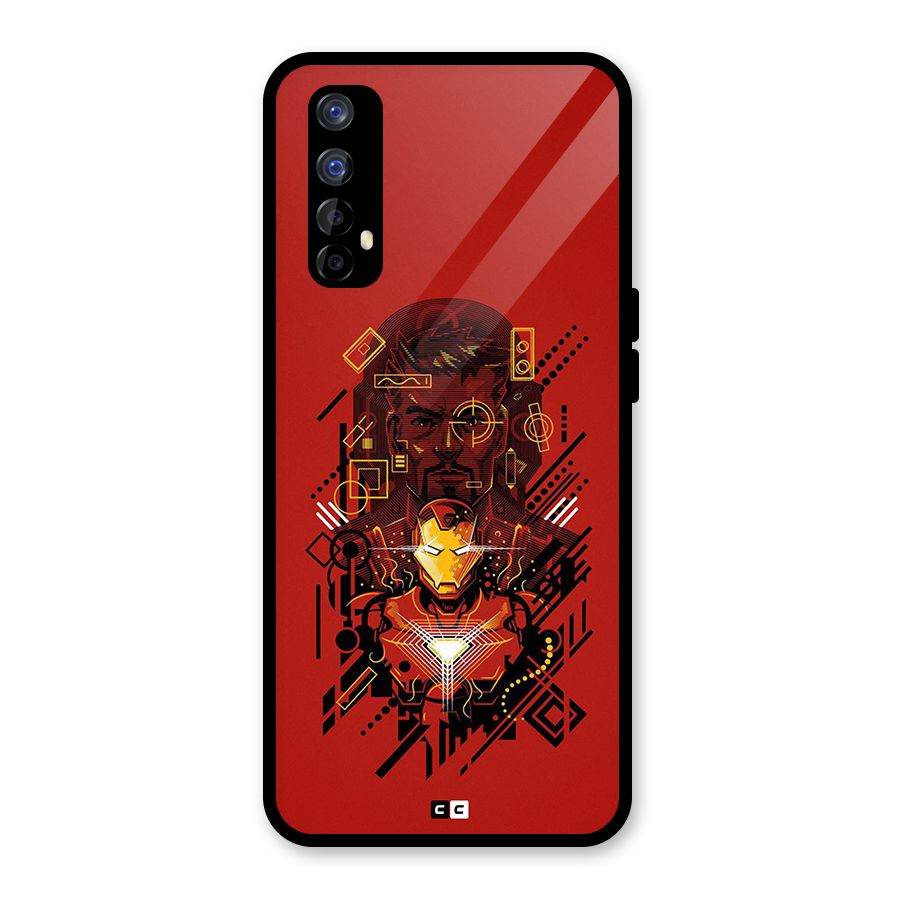 Tony Stark Glass Back Case for Realme 7