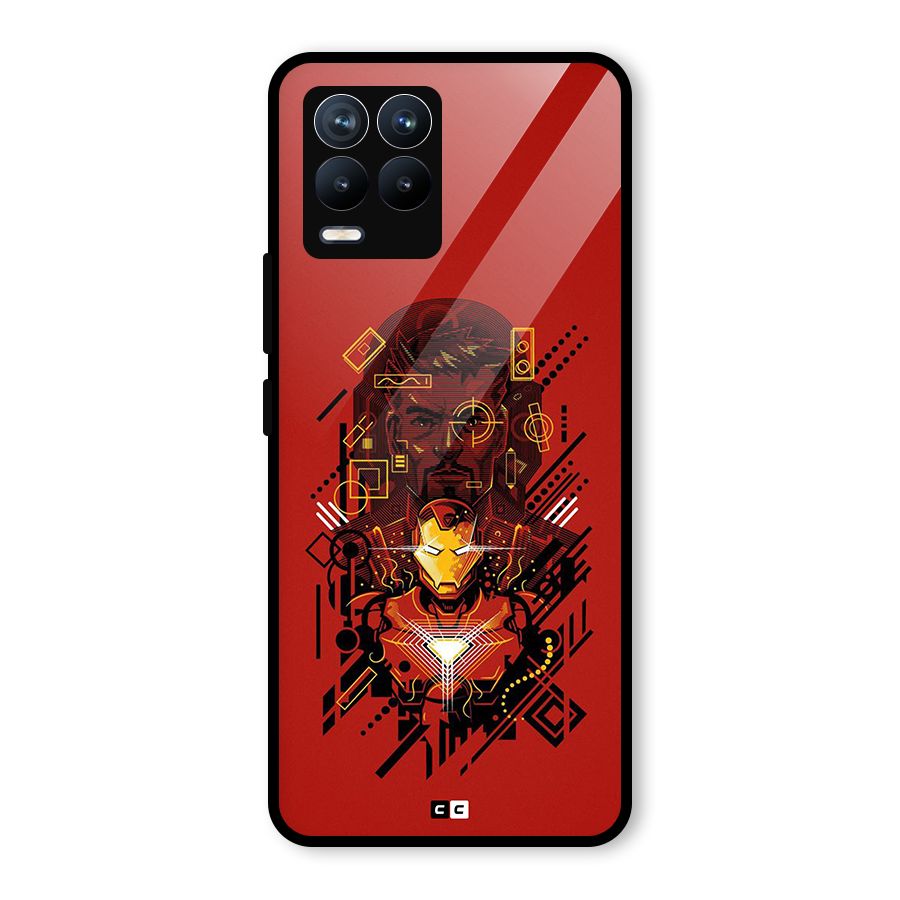 Tony Stark Glass Back Case for Realme 8
