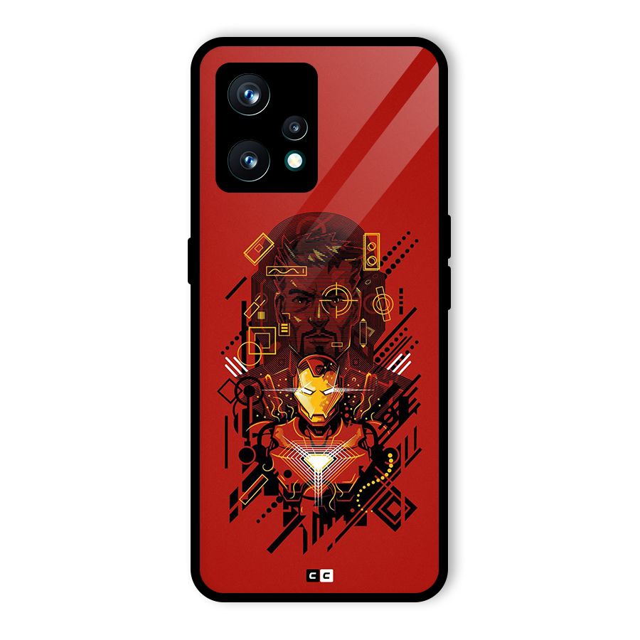 Tony Stark Glass Back Case for Realme 9 Pro Plus 5G