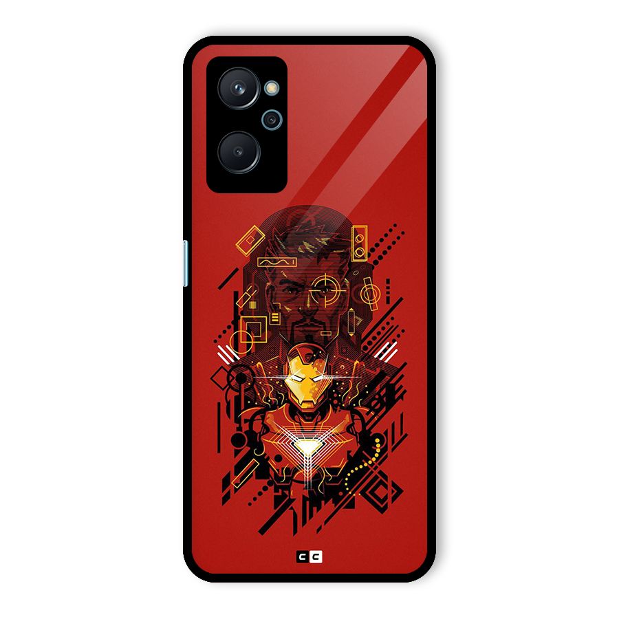 Tony Stark Glass Back Case for Realme 9i