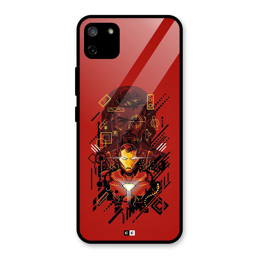 Tony Stark Glass Back Case for Realme C11