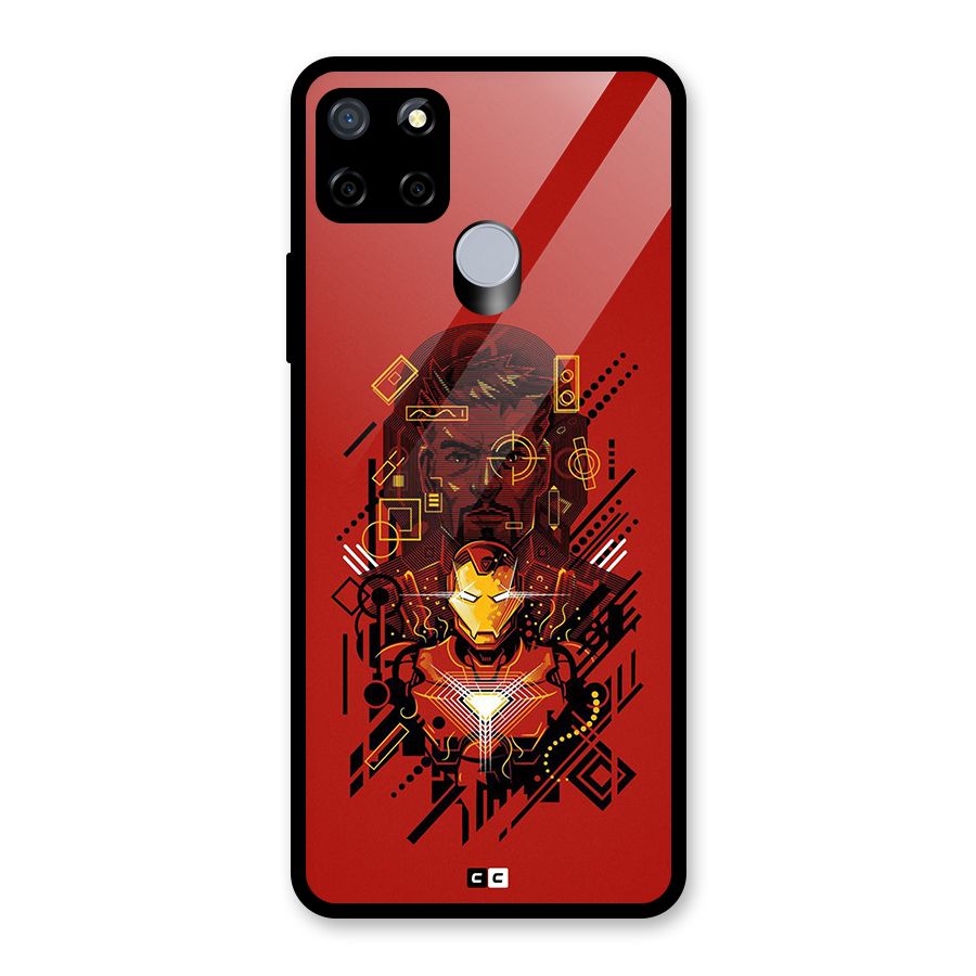 Tony Stark Glass Back Case for Realme Narzo 20