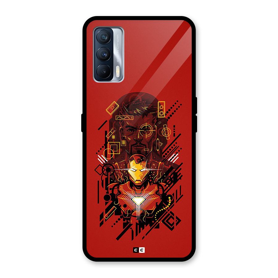 Tony Stark Glass Back Case for Realme X7