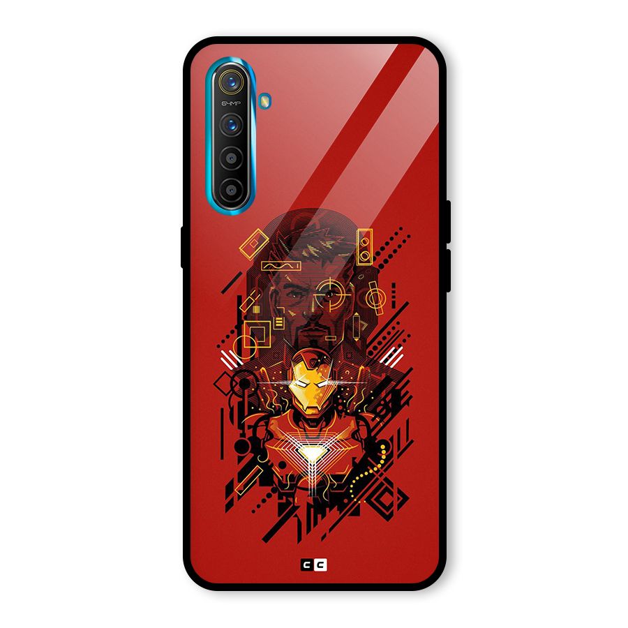 Tony Stark Glass Back Case for Realme XT