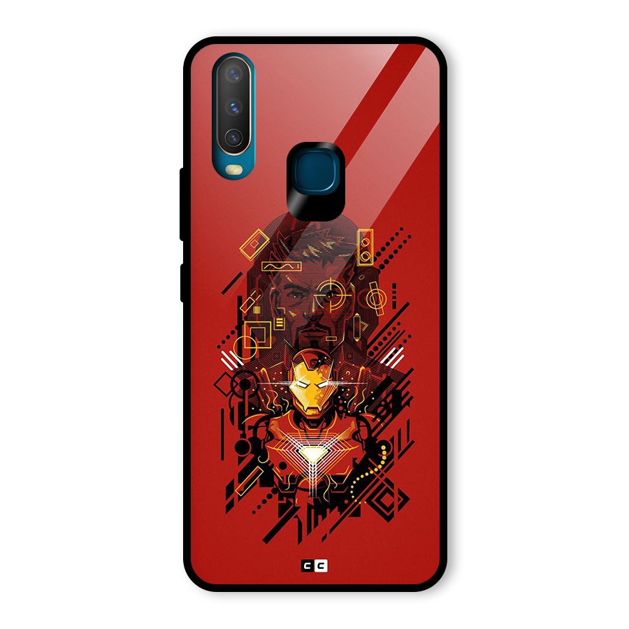 Tony Stark Glass Back Case for Vivo U10