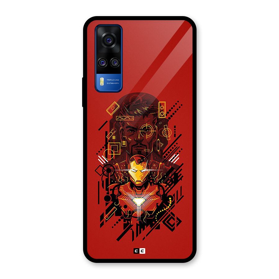 Tony Stark Glass Back Case for Vivo Y31