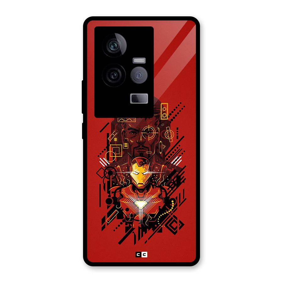 Tony Stark Glass Back Case for Vivo iQOO 11 5G