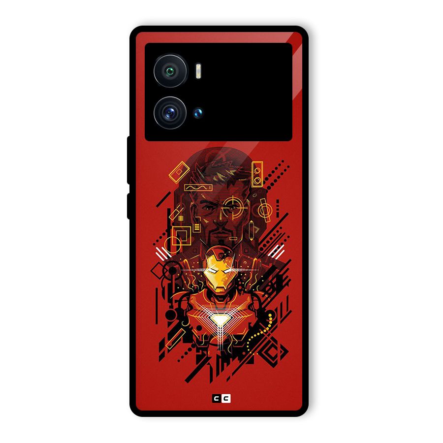 Tony Stark Glass Back Case for Vivo iQOO 9 Pro
