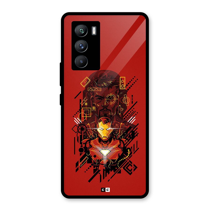Tony Stark Glass Back Case for Vivo iQOO 9 SE