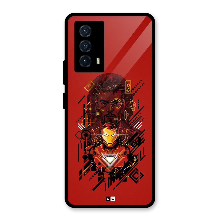 Tony Stark Glass Back Case for Vivo iQOO Z5