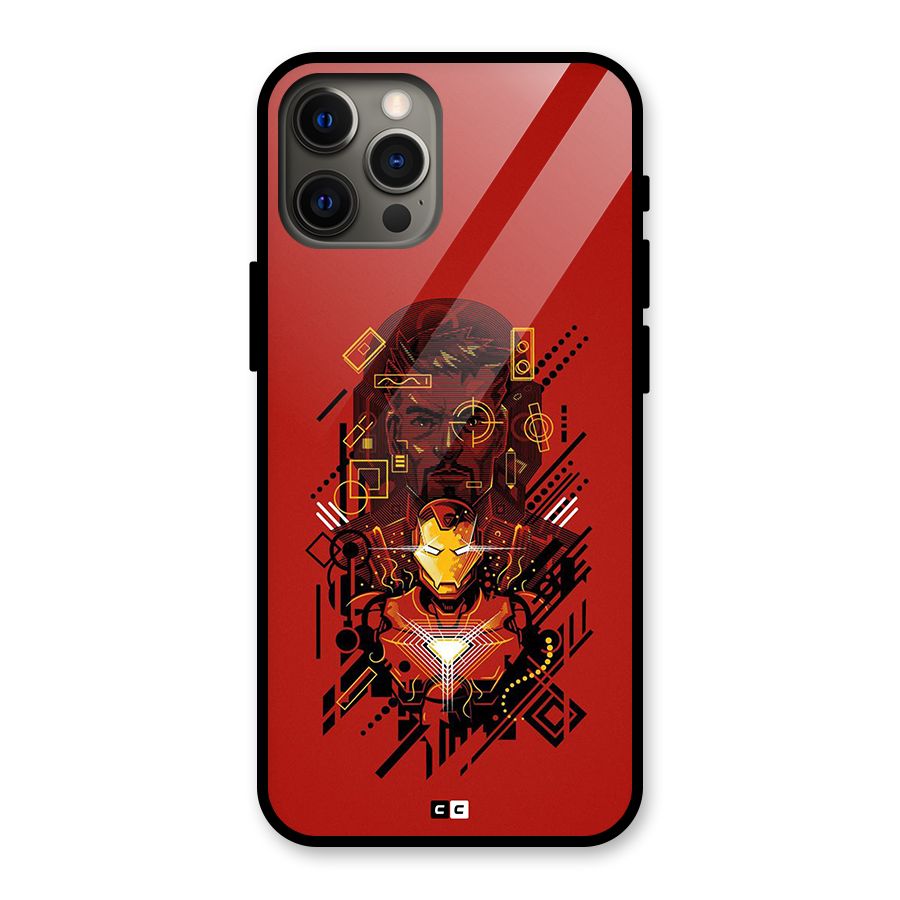 Tony Stark Glass Back Case for iPhone 12 Pro Max