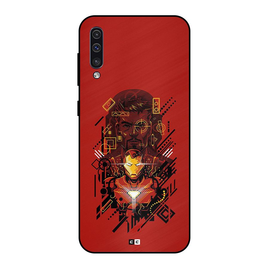Tony Stark Metal Back Case for Galaxy A30s